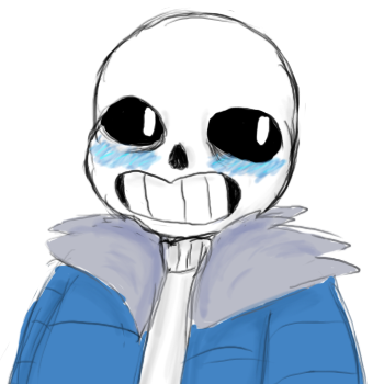 Fanart of Sans from Undertale